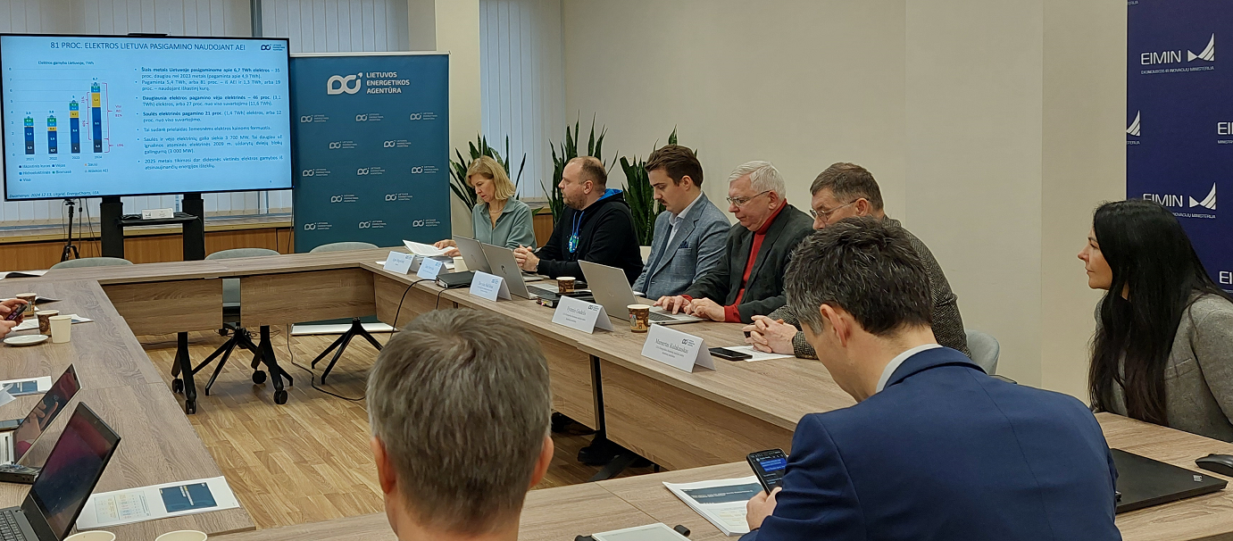 2024-ieji – AEI plėtros, vietinės generacijos augimo bei energijos išteklių kainų mažėjimo ir stabilumo metai